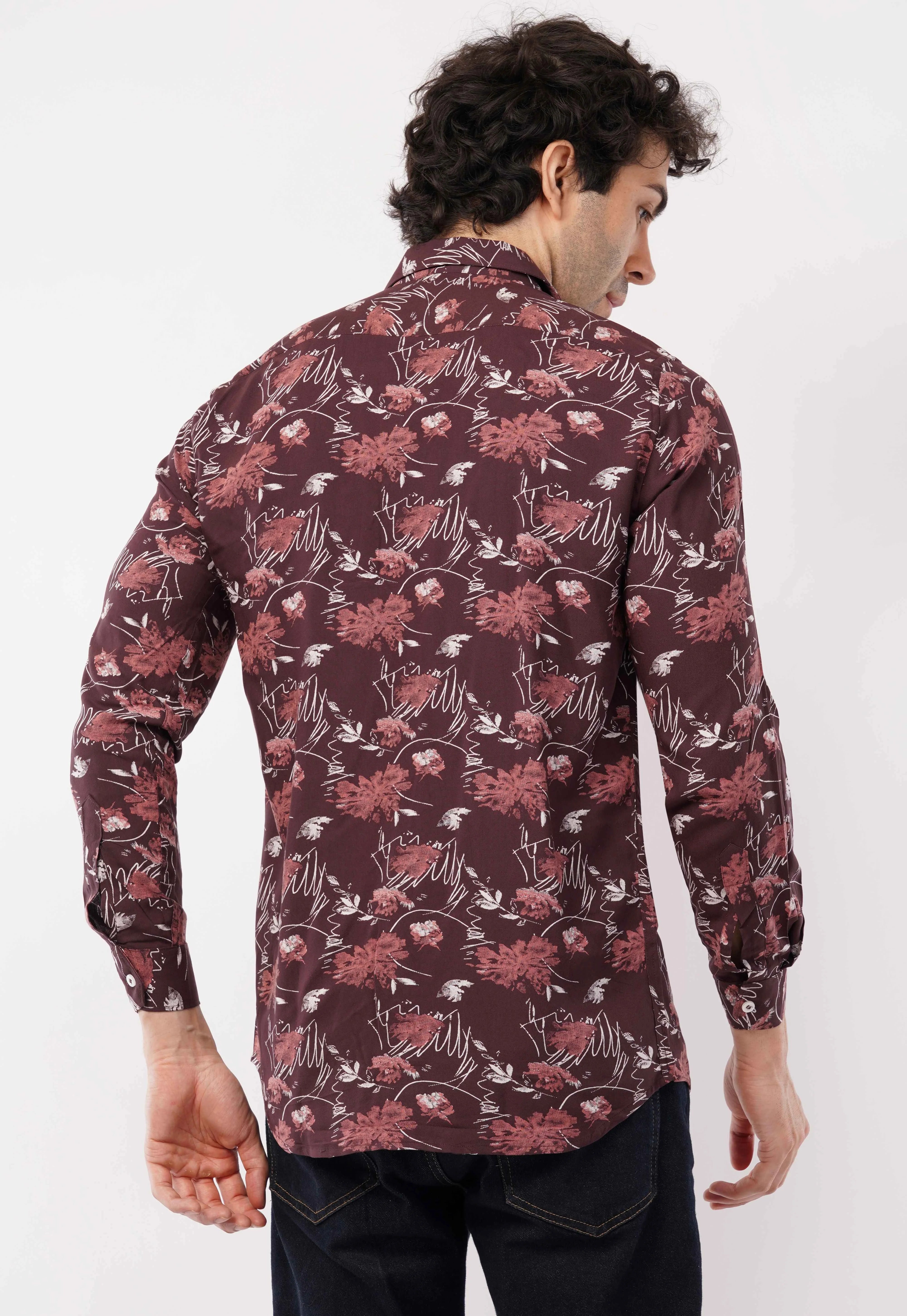 Maroon Full Sleeve Shirt